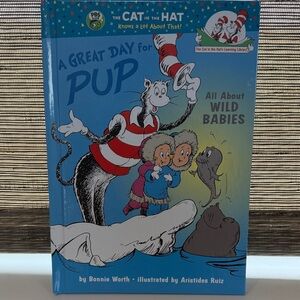 A Great Day for Pup by Bonnie Worth - Blue Children's Book
